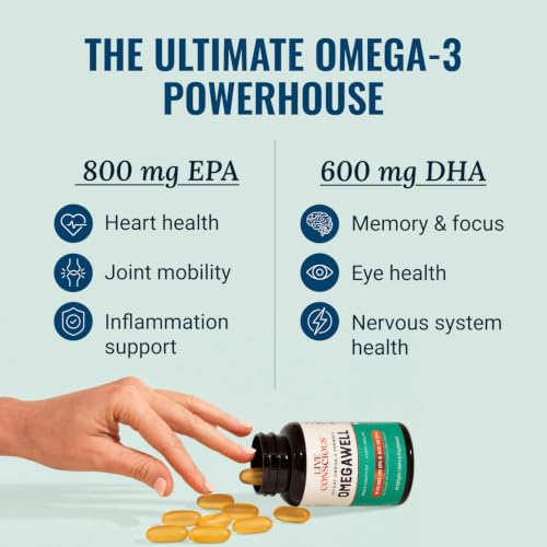 Suplemento OmegaWell para salud integral