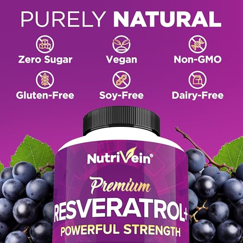Suplemento premium de resveratrol 1450mg