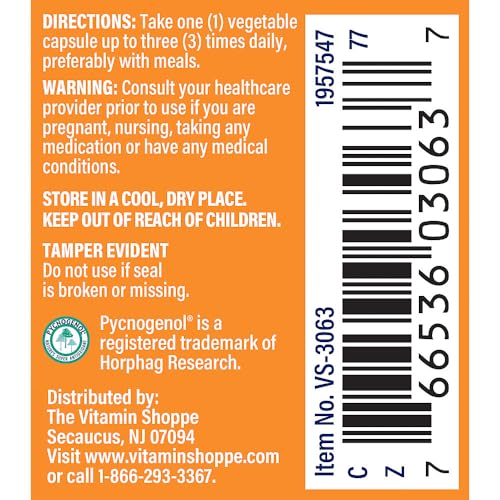 Suplemento Pycnogenol de The Vitamin Shoppe