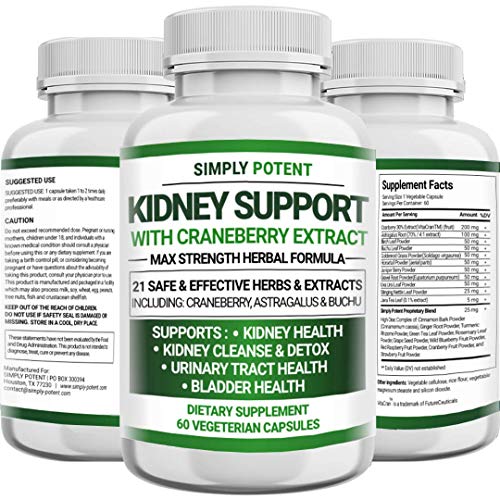 Suplemento renal con arándano natural