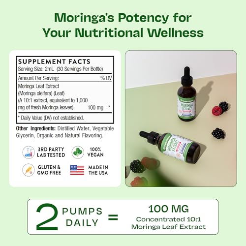 suplemento sin gluten de moringa