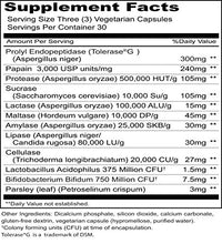 Suplemento sin gluten para bienestar digestivo