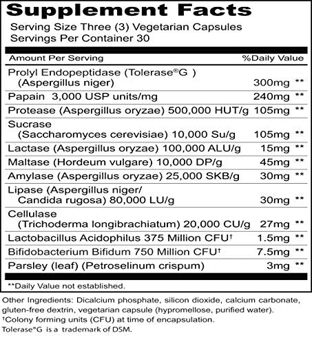 Suplemento sin gluten para bienestar digestivo