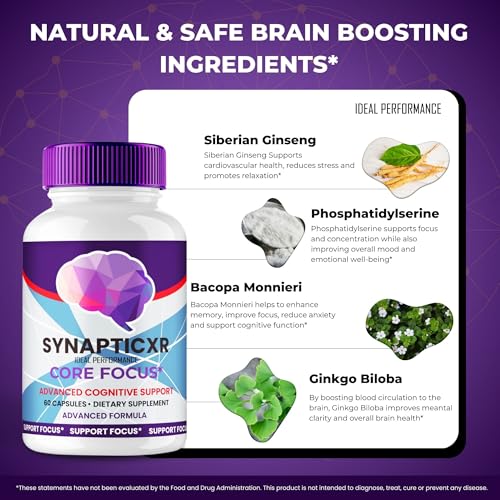 suplemento Synaptic XR para concentración óptima