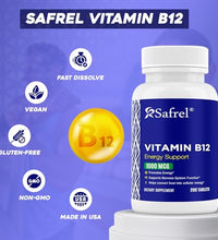 Suplemento vegano de B12 Safrel
