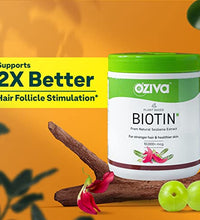 Suplemento vegano de biotina OZiva