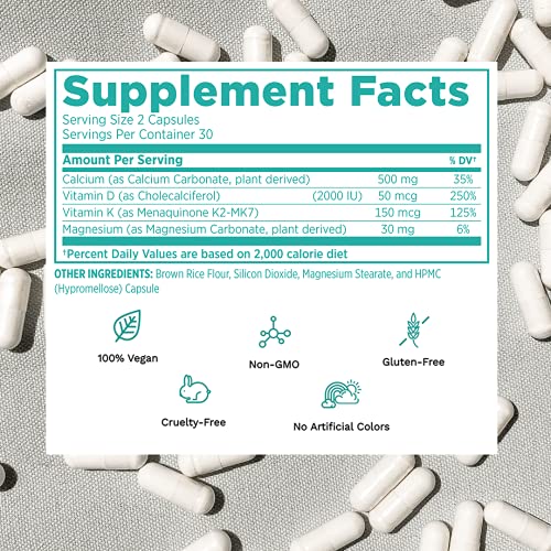 suplemento vegano de calcio y vitaminas