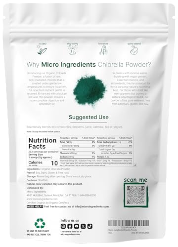 Suplemento vegano de chlorella