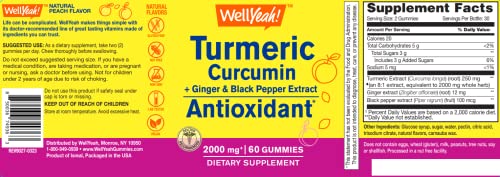 suplemento vegano de cúrcuma WellYeah