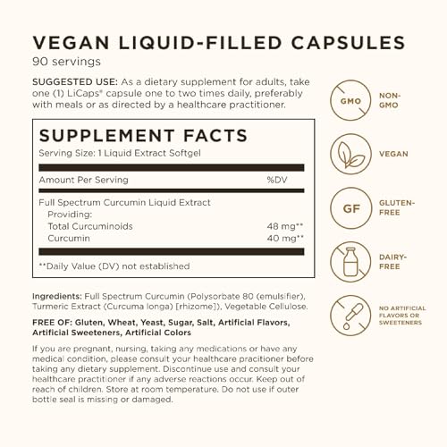 Suplemento vegano de curcumina efectiva