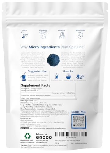 Suplemento vegano de espirulina sin olor