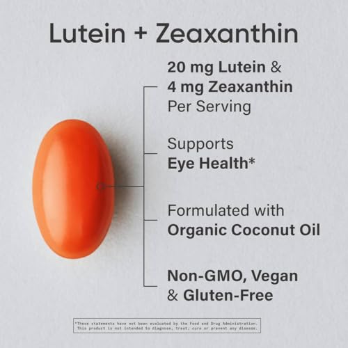 suplemento vegano de luteína y zeaxantina