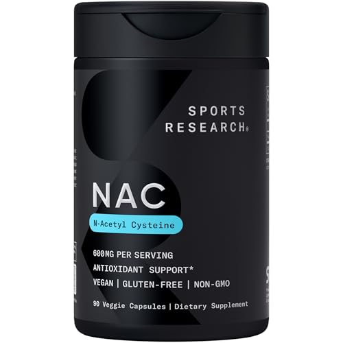 Suplemento vegano de NAC 600 mg