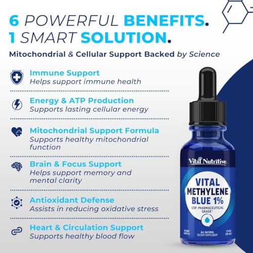 Suplemento vegano Methylene Blue Vital 1%
