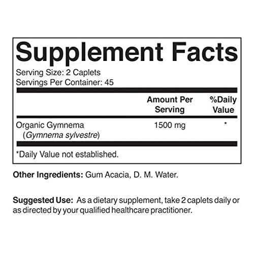 Suplemento vegetariano de Gymnema sin gluten