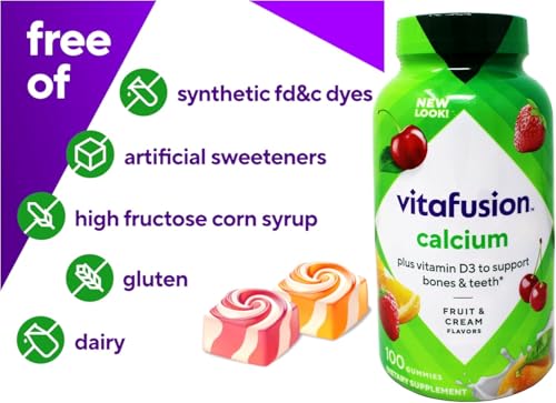 suplemento Vitafusion para huesos saludables