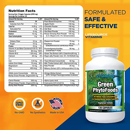 Suplemento vitamínico con 38 nutrientes esenciales