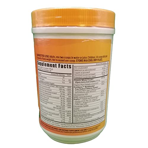 suplemento vitamínico fusión cítrica durazno