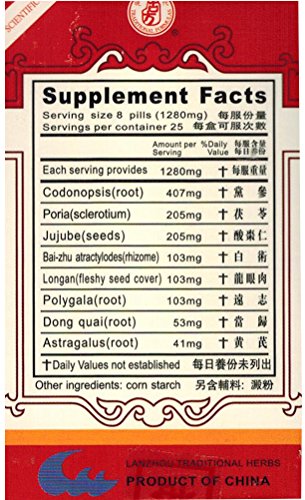 suplemento vitamínico Gufang para energía