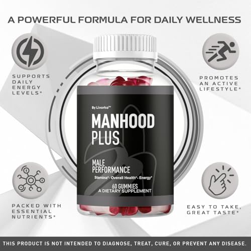 suplemento vitamínico Manhood Plus para hombres