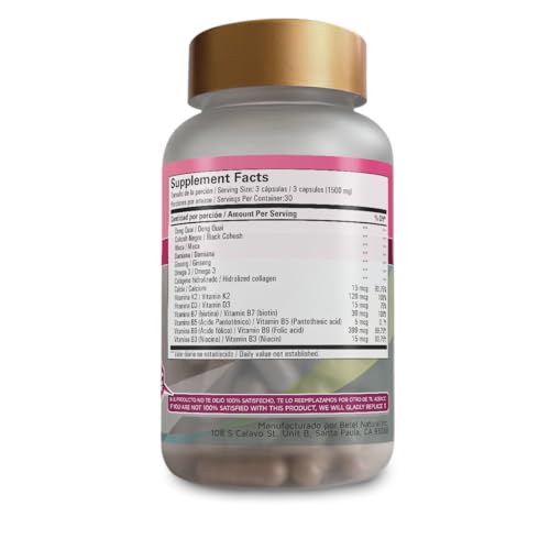 Suplemento vitamínico para bienestar femenino