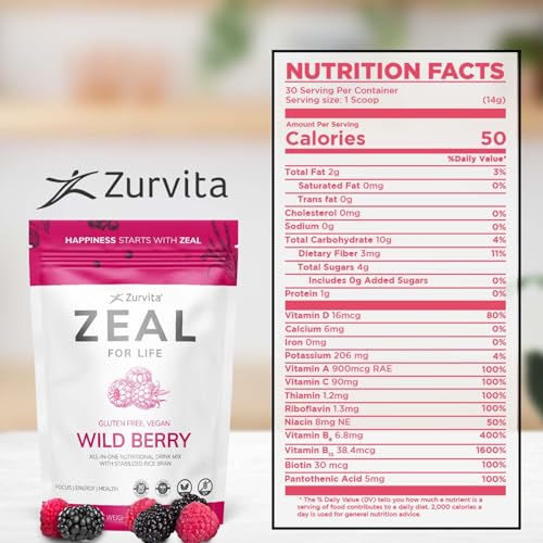 Suplemento Zeal for Life Berry Silvestre