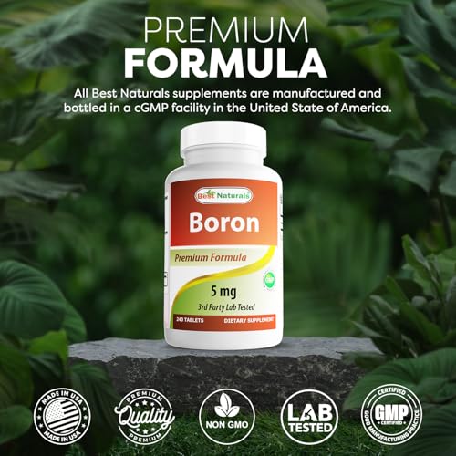 suplementos de boro Best Naturals calidad