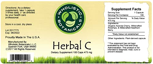 Suplementos de Herbal C para energía y vitalidad