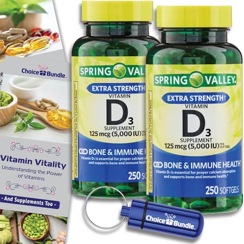 Suplementos de Vitamina D3 5000 IU