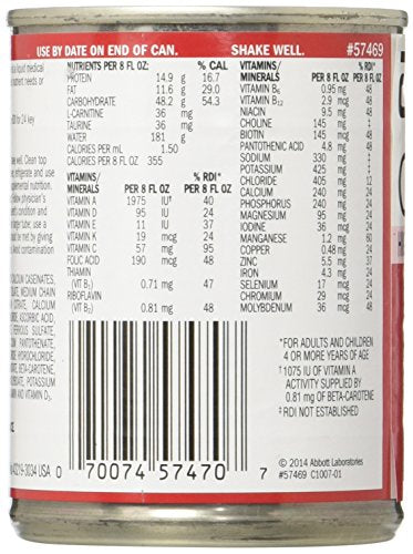 suplementos en lata de 8 oz
