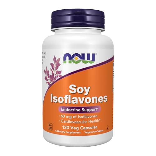 suplementos isoflavonas de soja NOW Foods