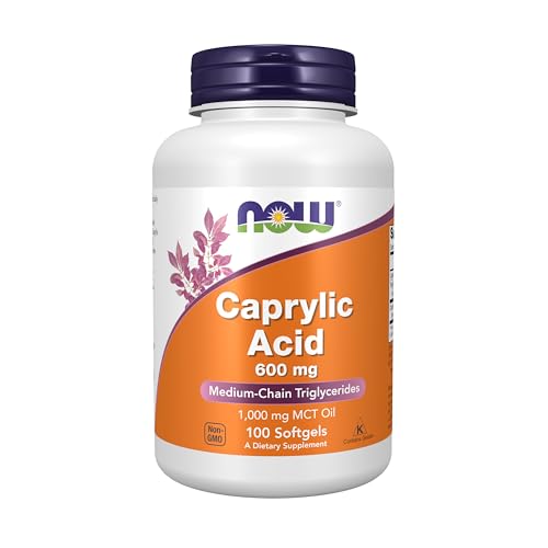 suplementos NOW Foods ácido caprílico