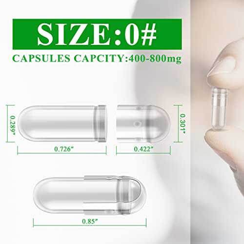 suplementos personalizados con cápsulas vacías