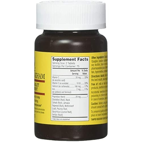 suplementos vitamínicos naturales Lydia Pinkham