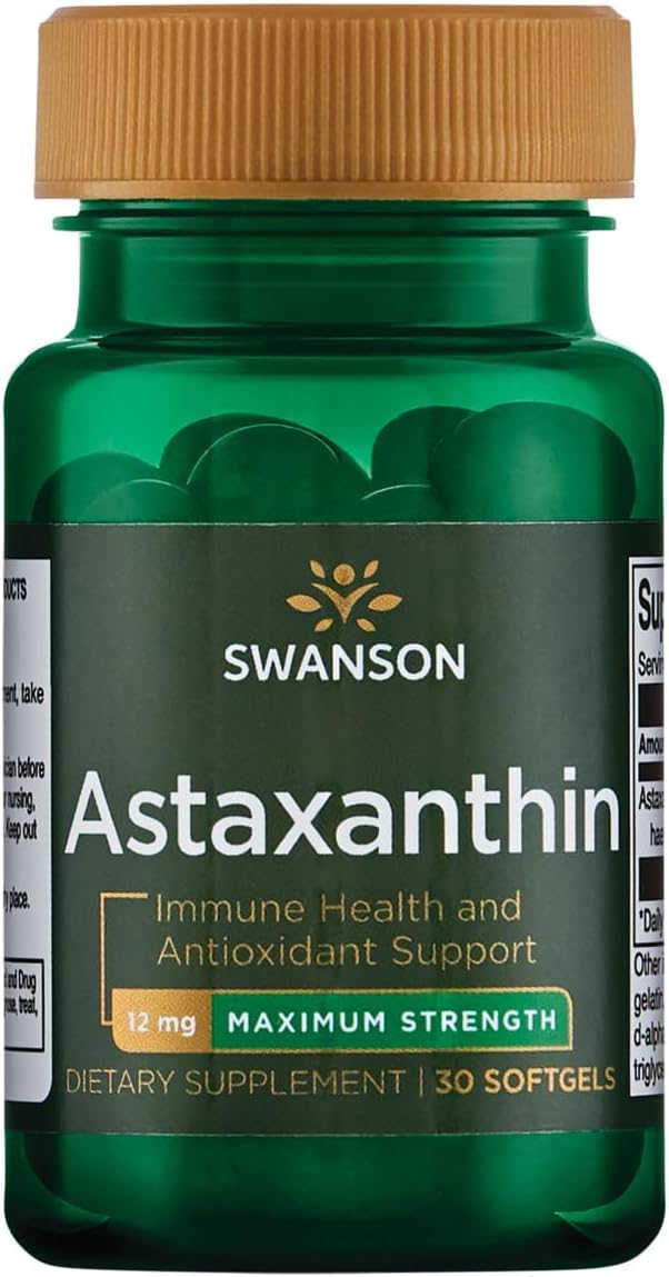 Swanson Astaxantina 12 mg
