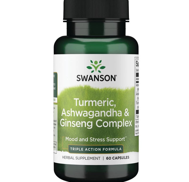 Swanson Cúrcuma y Ashwagandha