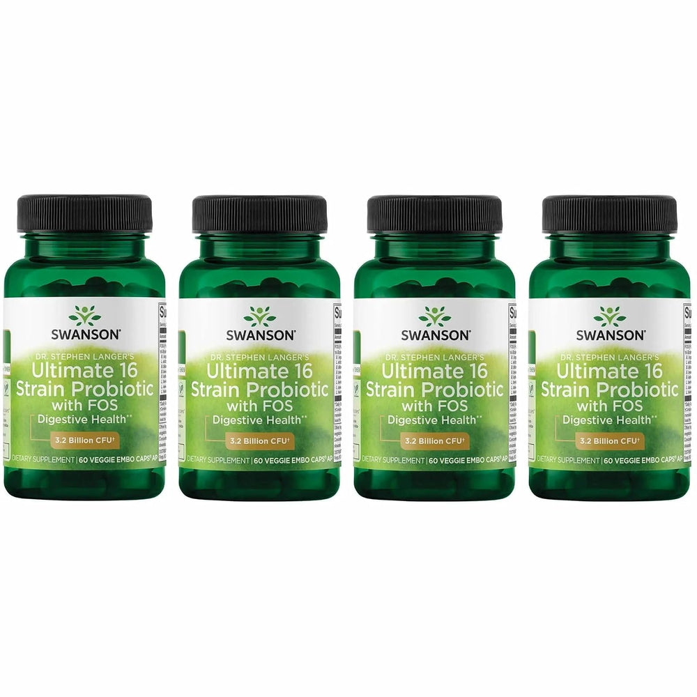 Swanson Probiótico 16 Cepas 60 cápsulas