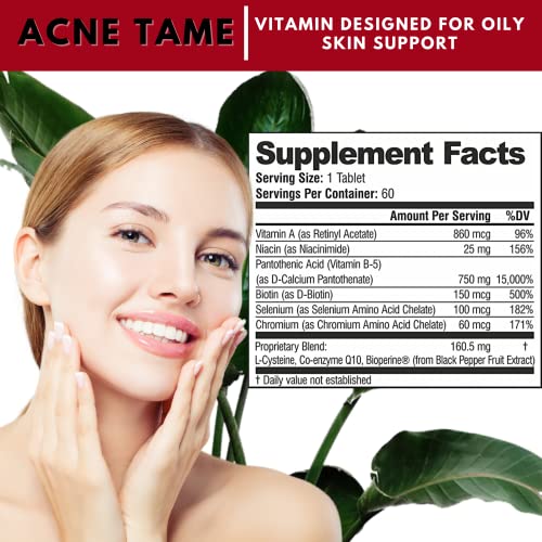 Tabletas Acnetame control de imperfecciones