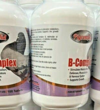 tabletas B-Complejo para aves saludables