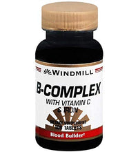 tabletas B-Complejo Windmill con vitamina C