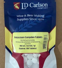 tabletas campden metabisulfito potasio 550 mg