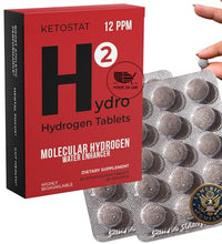 tabletas de agua hidrógeno para hidratación