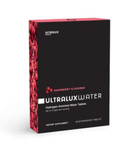 tabletas de agua hidrógeno sabor frambuesa