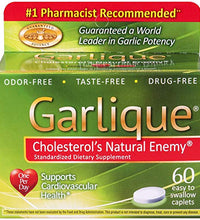 tabletas de ajo Garlique para salud