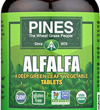 tabletas de alfalfa orgánica para energía