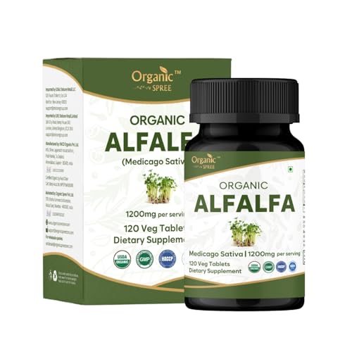 tabletas de alfalfa orgánica para inmunidad