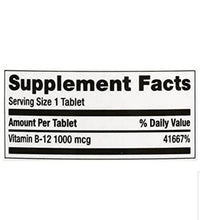tabletas de B12 para energía diaria