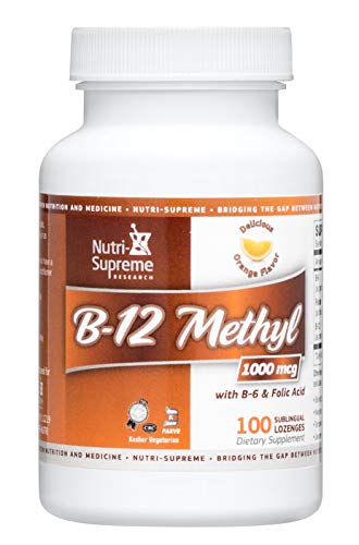 tabletas de B12 para energía