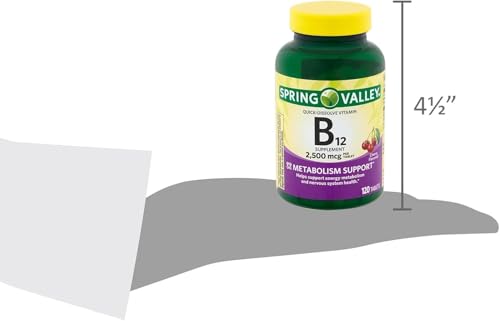 tabletas de B12 para salud general