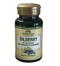 tabletas de bilberry para la salud ocular
